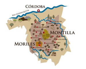 Mapa Montilla-Moriles