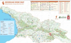 georgian wine map